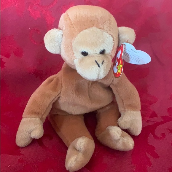 Vintage Bongo the Monkey TY Beanie Baby Limited Series - Picture 6 of 11